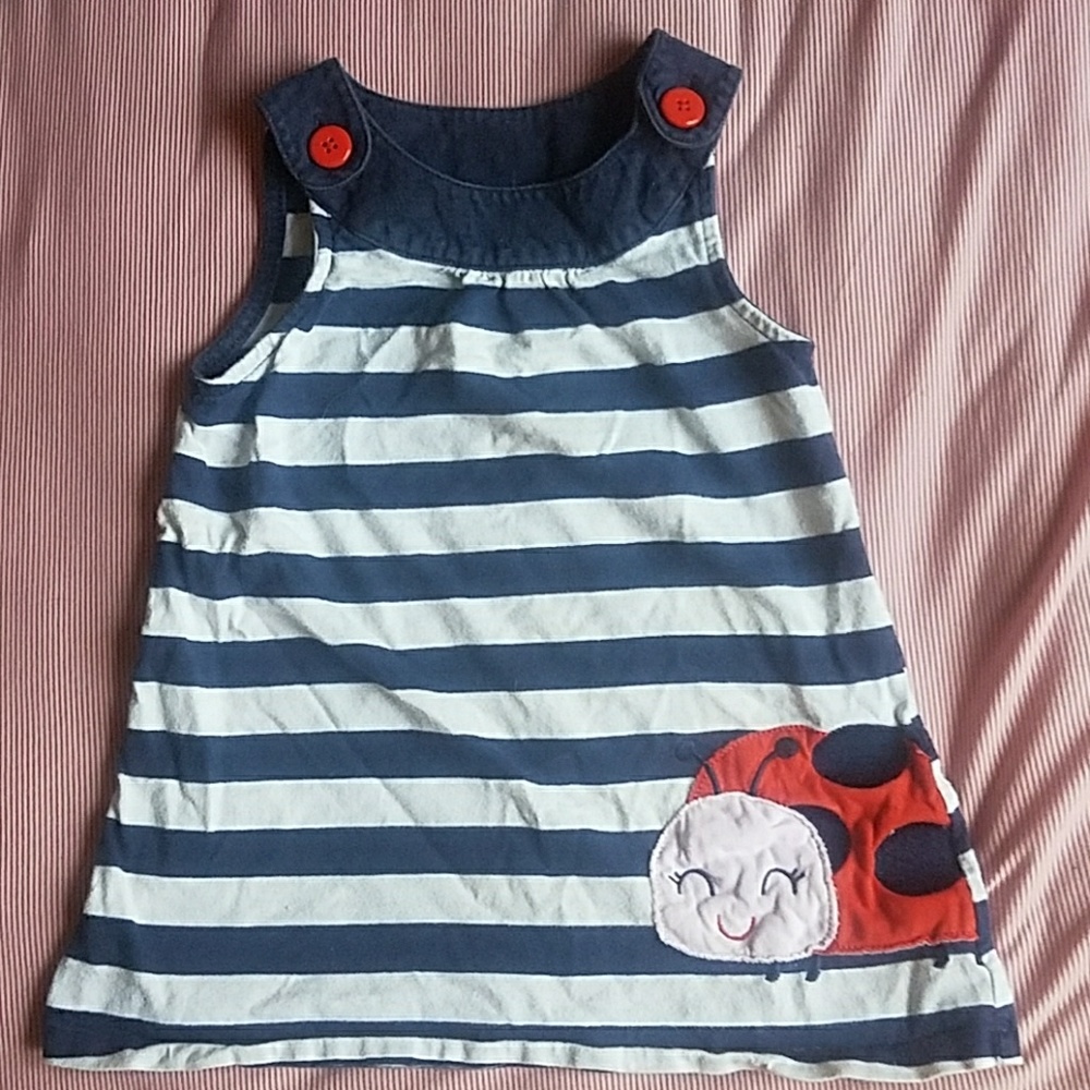 Striped baby dress