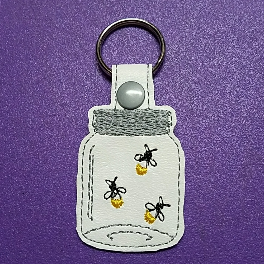 Lightning bug key chain