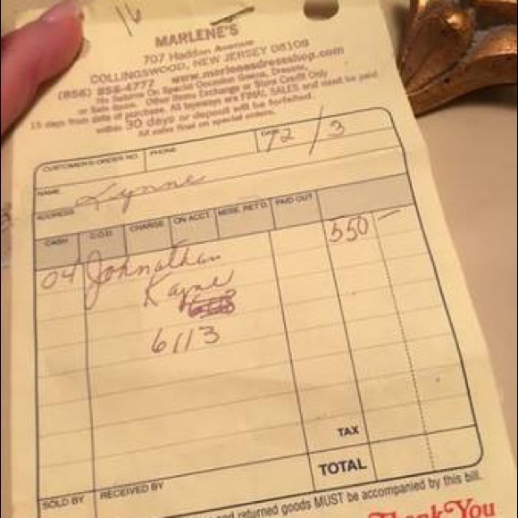 Black and Gold long Sleeved Jonathan Kayne Gown - Picture 6 of 6