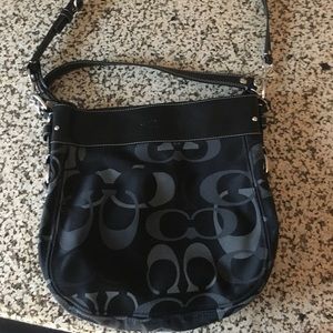 Coach large cross body bag