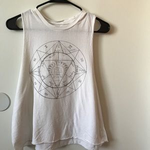 Brandy Melville Graphic Muscle Tee