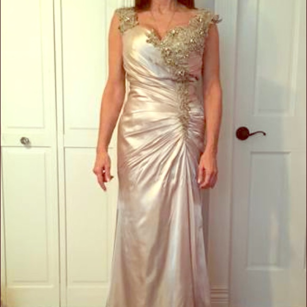 Champagne Jovani Gown