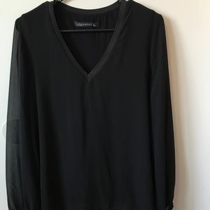 Zara Woman Sheer Layered Blouse
