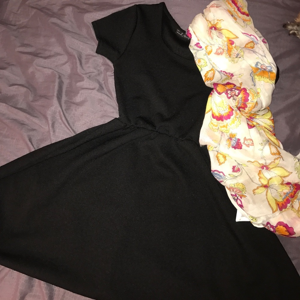Simple black dress