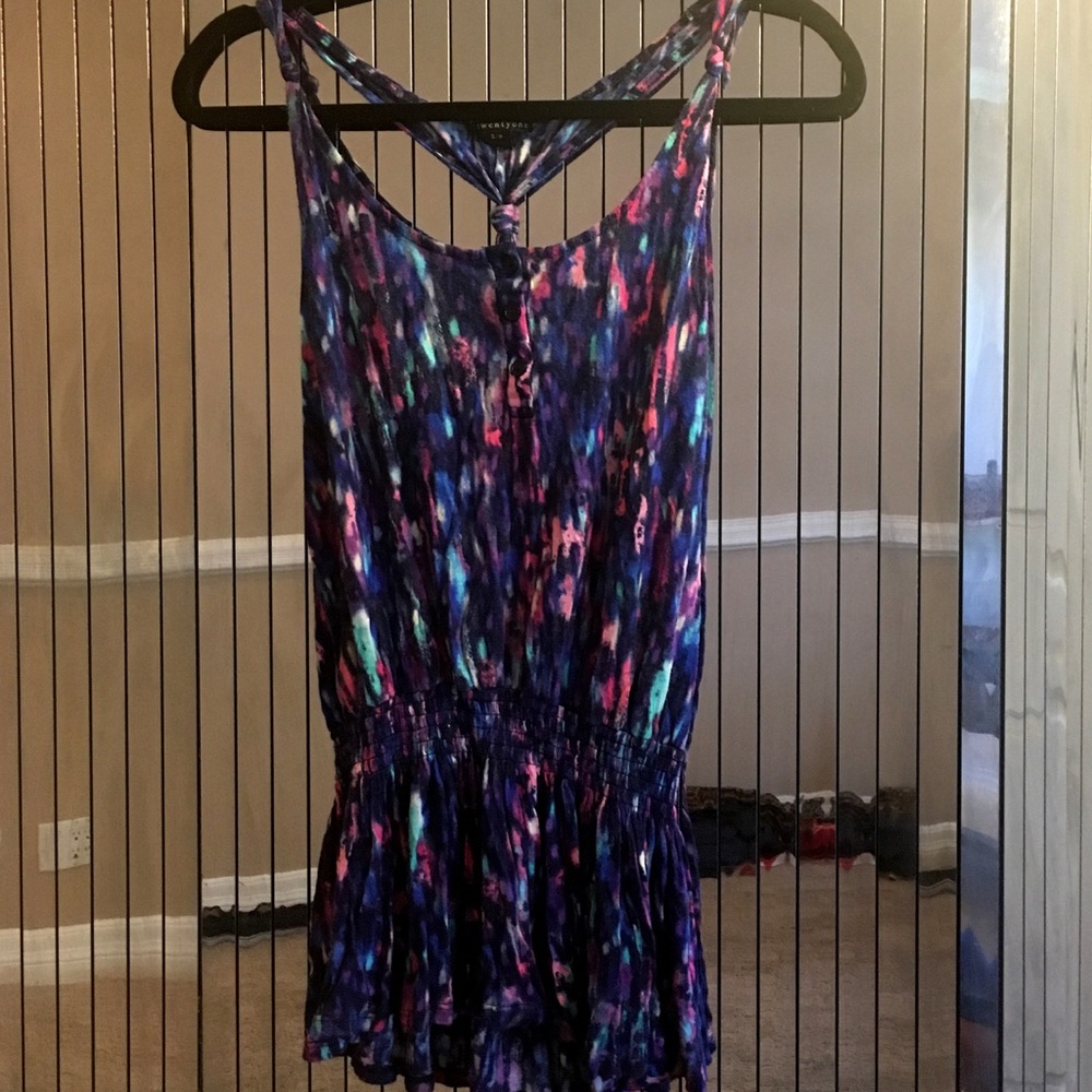 F21 Tie Dye Romper Size S/M