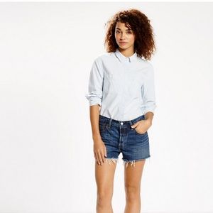Levi 501 cut-off shorts boyfriend fit 24 25