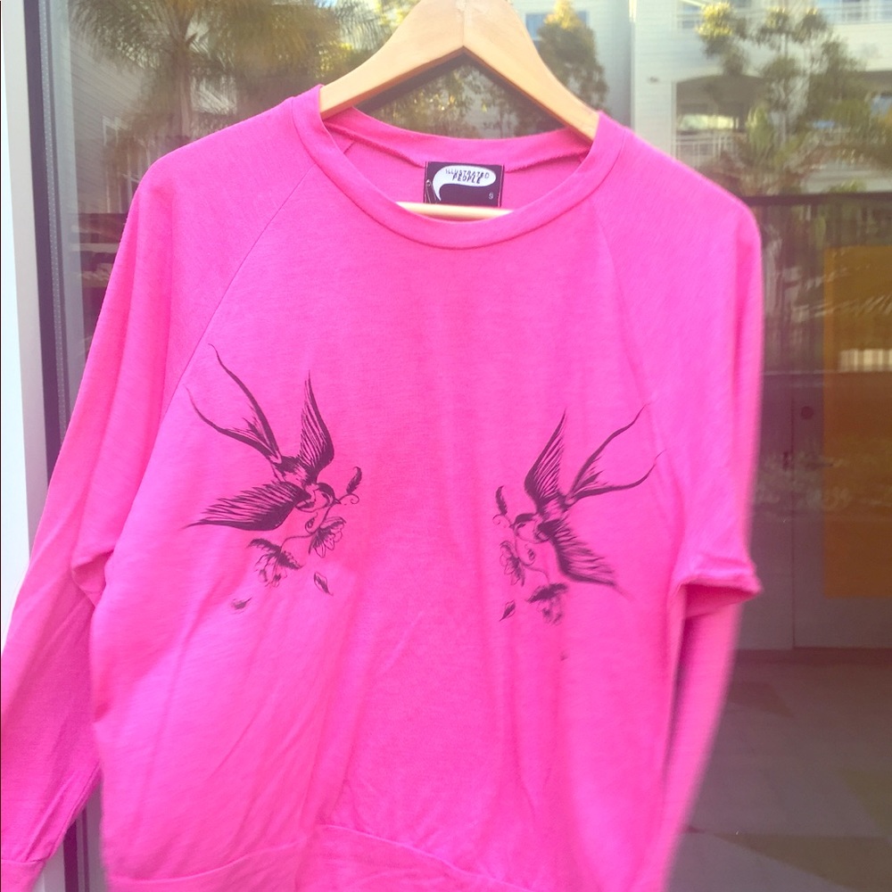 Pink free jumper