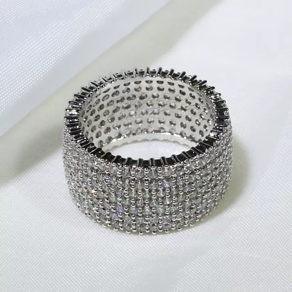 18KGF Marked, 18K White Gold Filled Ring - Picture 4 of 8