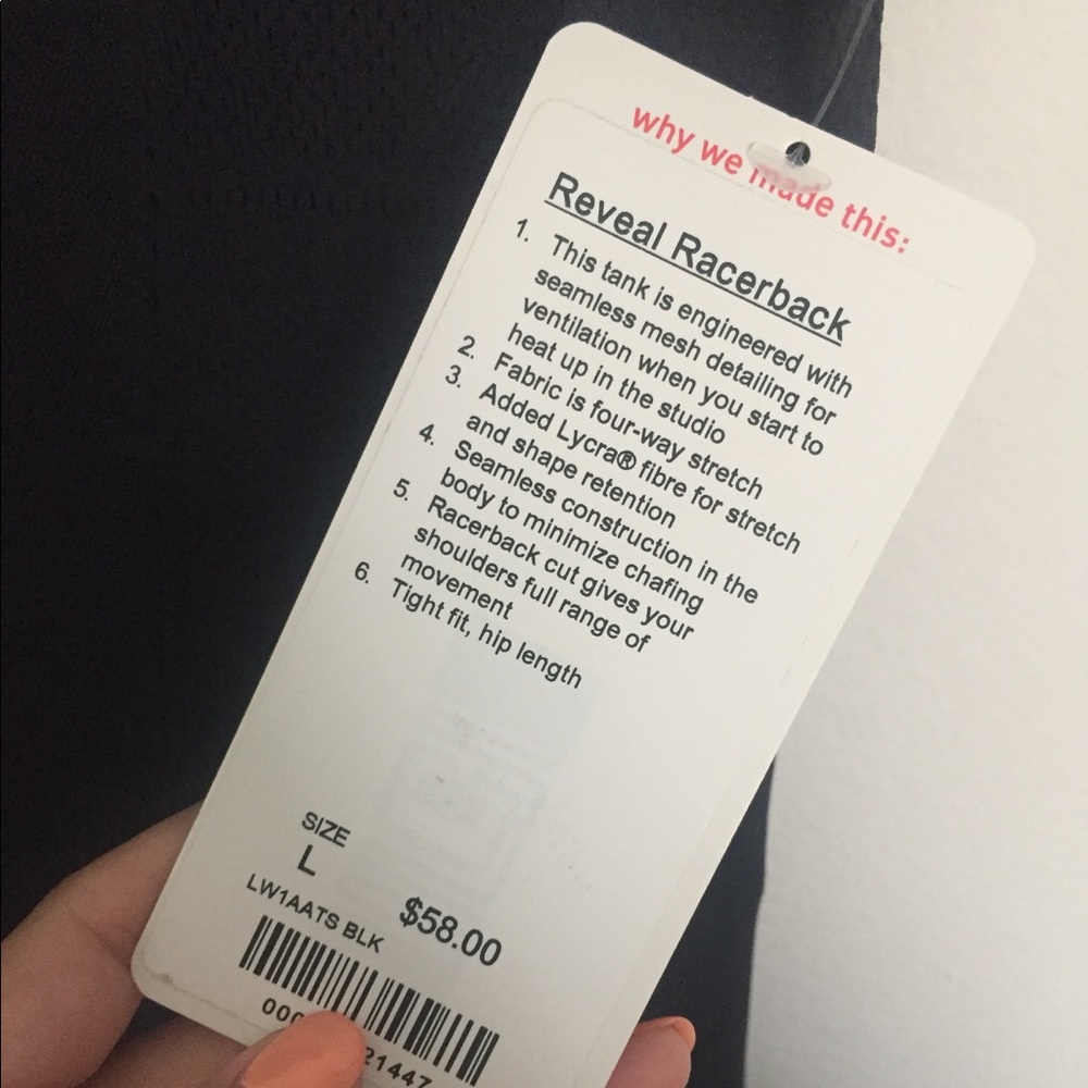 NWT Reveal Racerback Lululemon Racerback - Picture 8 of 8