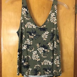 American Eagle Floral tank