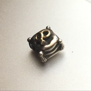 Pandora Wedding rings on pillow charm