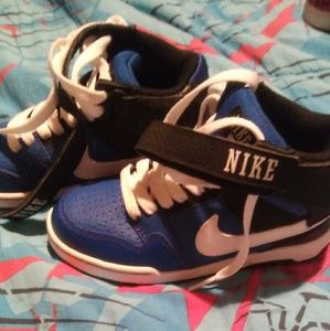 Boys Nike blue shoes