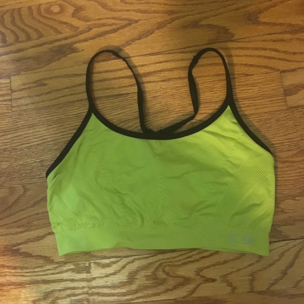 LIME GREEN SPORTS BRA