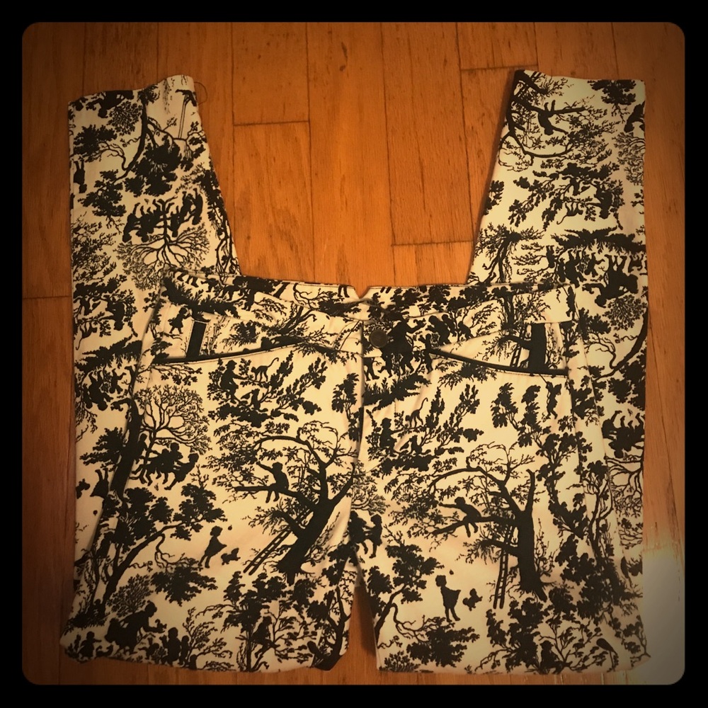 Zara Trafaluc printed pants