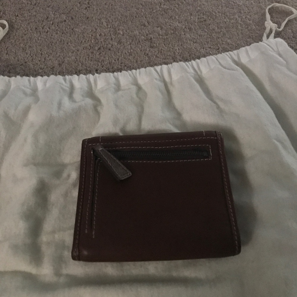 Brown leather wallet