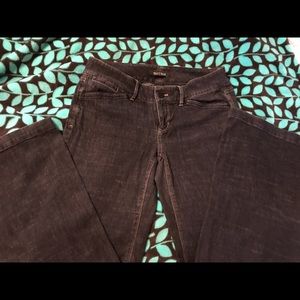 White House Black Market black jeans trouser leg