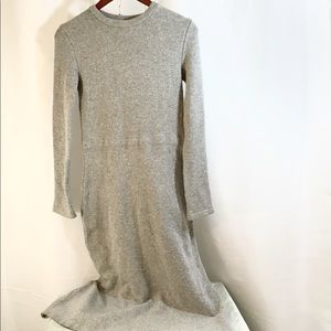 maxi jumper dress zara