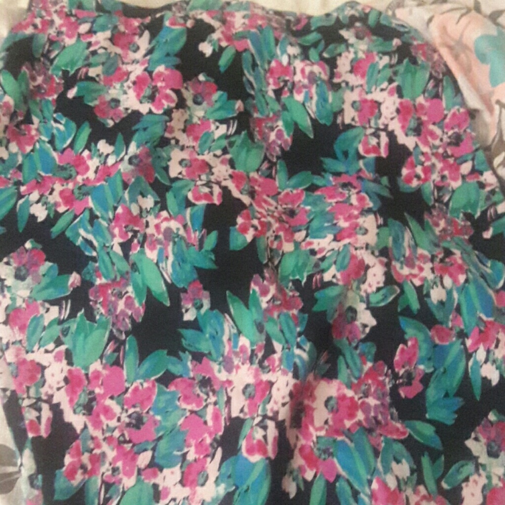Flowery Pencil Skirt