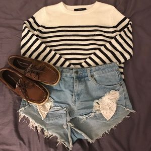 Forever21 striped knit top