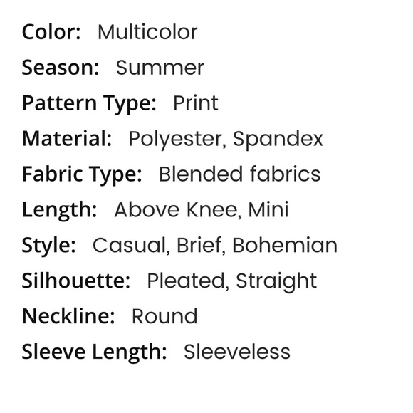 Bohemian Sleeveless Dress - Picture 7 of 8