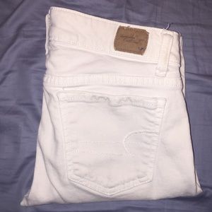 American Eagle White Jeggings