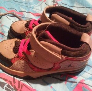 Boys Jordans with velcro