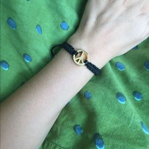 Juicy Couture Peace Sign Bracelet