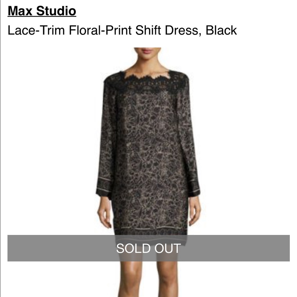 💖AVAILABLE💖NWT Max Studio shift dress