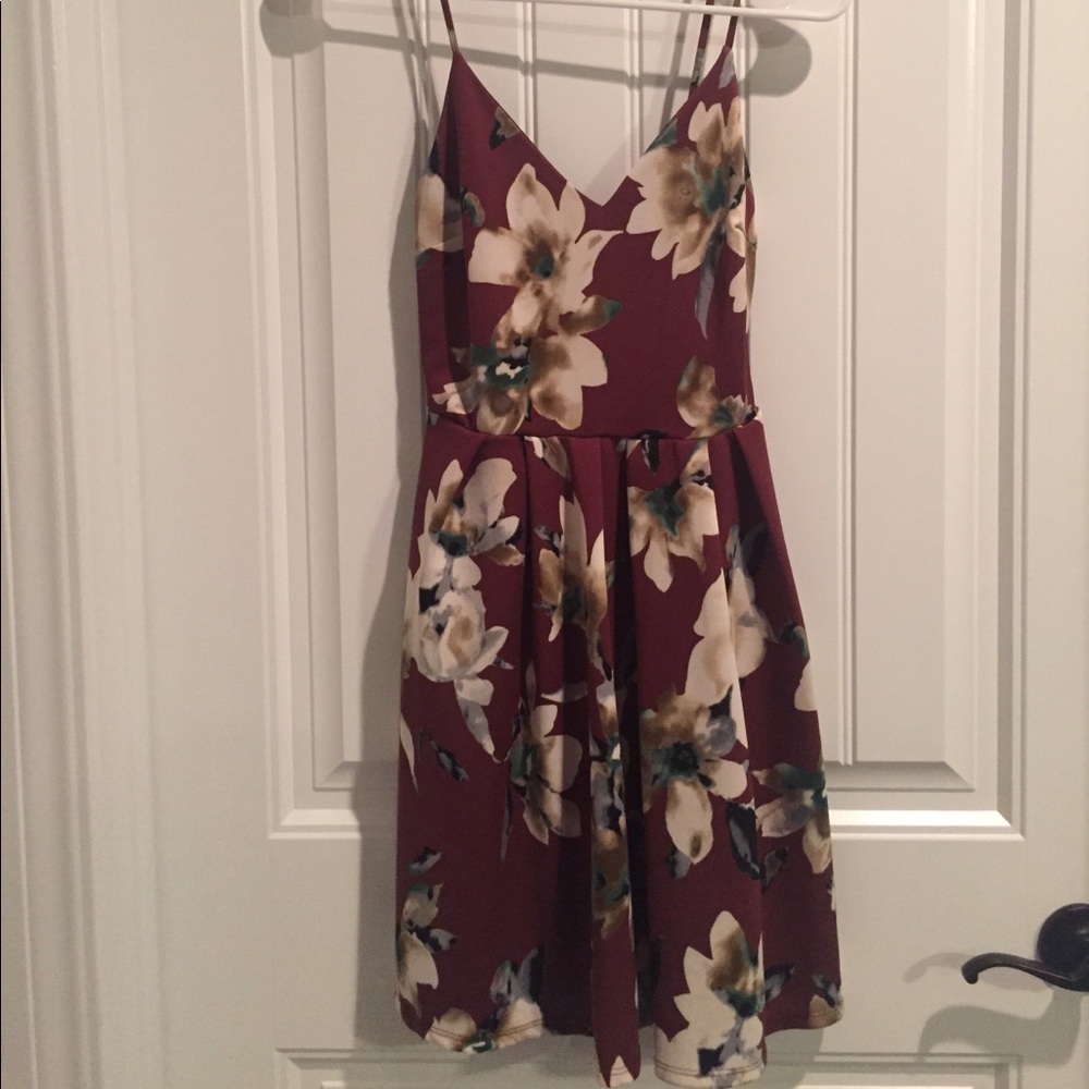 Floral skater dress