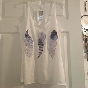 Feather Tank Top