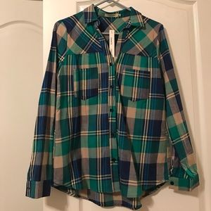 Plaid Button down shirt!