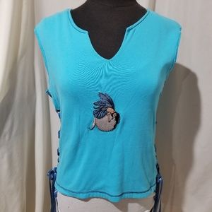 Revamped Fairy Lace Up Shirt - Large