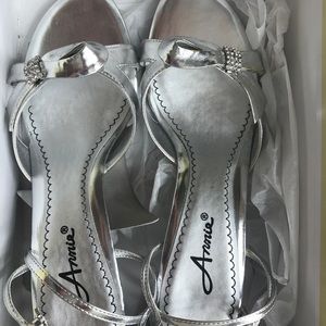 Silver heels