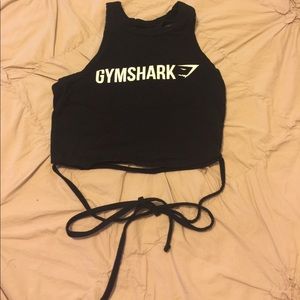 Gymshark ribbon crop top