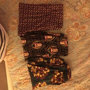 LULAROE leggings - group of three