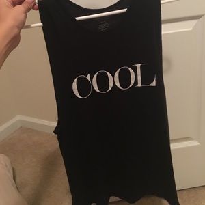 Black American Eagle "cool" tank top/muscle tee