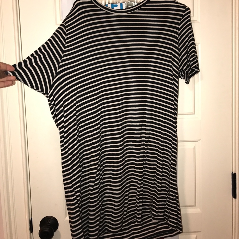 Brandy striped classic top/Dress!