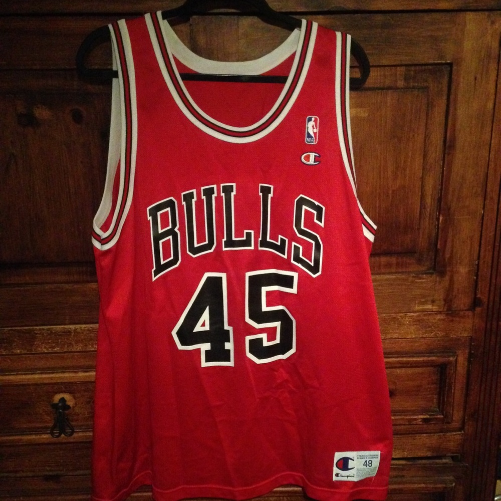 Rare vintage champion Jordan 45 jersey