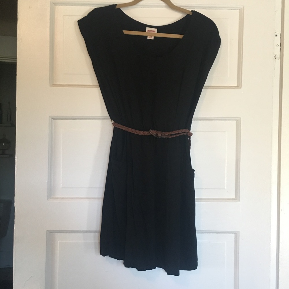 Mossimo Black Belted Dress