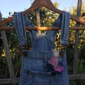 VINTAGE blue jean overalls