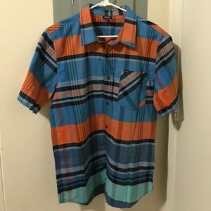 LRG men's large casual button down shirt