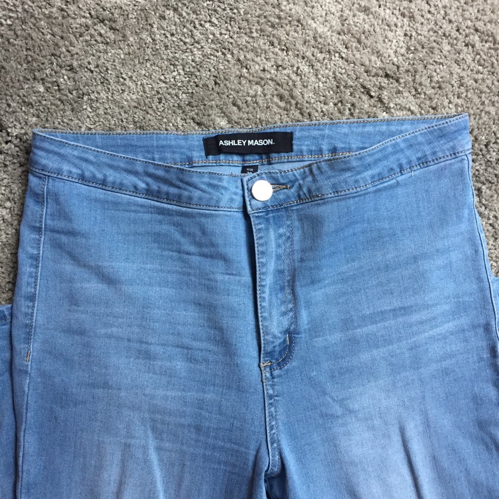 high waist skinny jeans