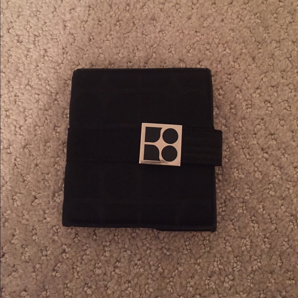 Kate Spade black wallet signature print