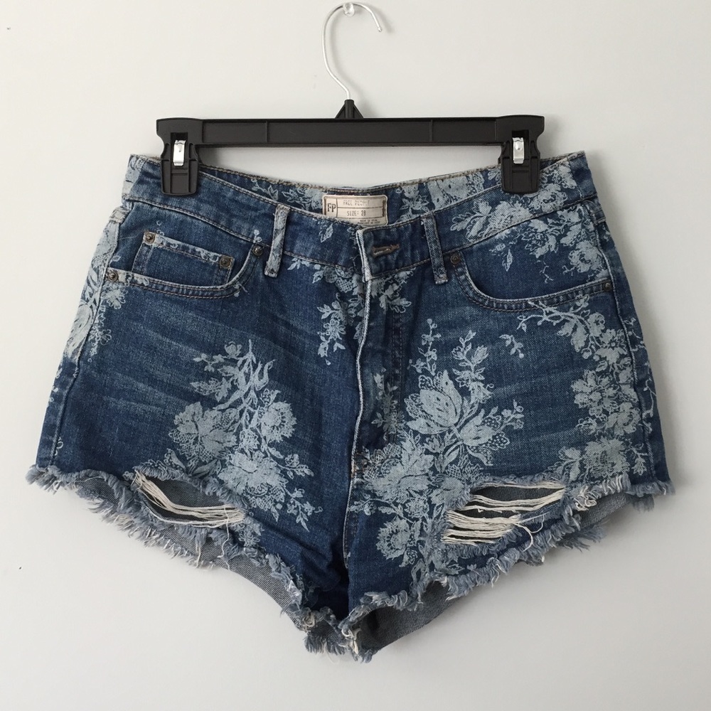 Free people floral shorts - Picture 1 of 3