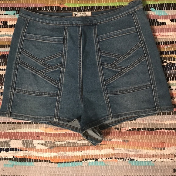 Free People high waisted shorts - Picture 1 of 4