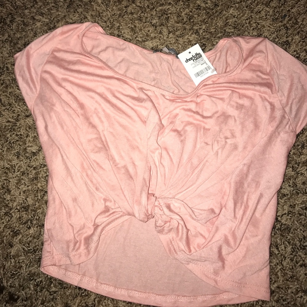 PRICE TAG STILL ON SHIRT FROM CHARLOTTE RUSSE