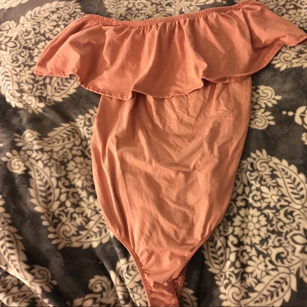 Pinkish nude bodysuit size small