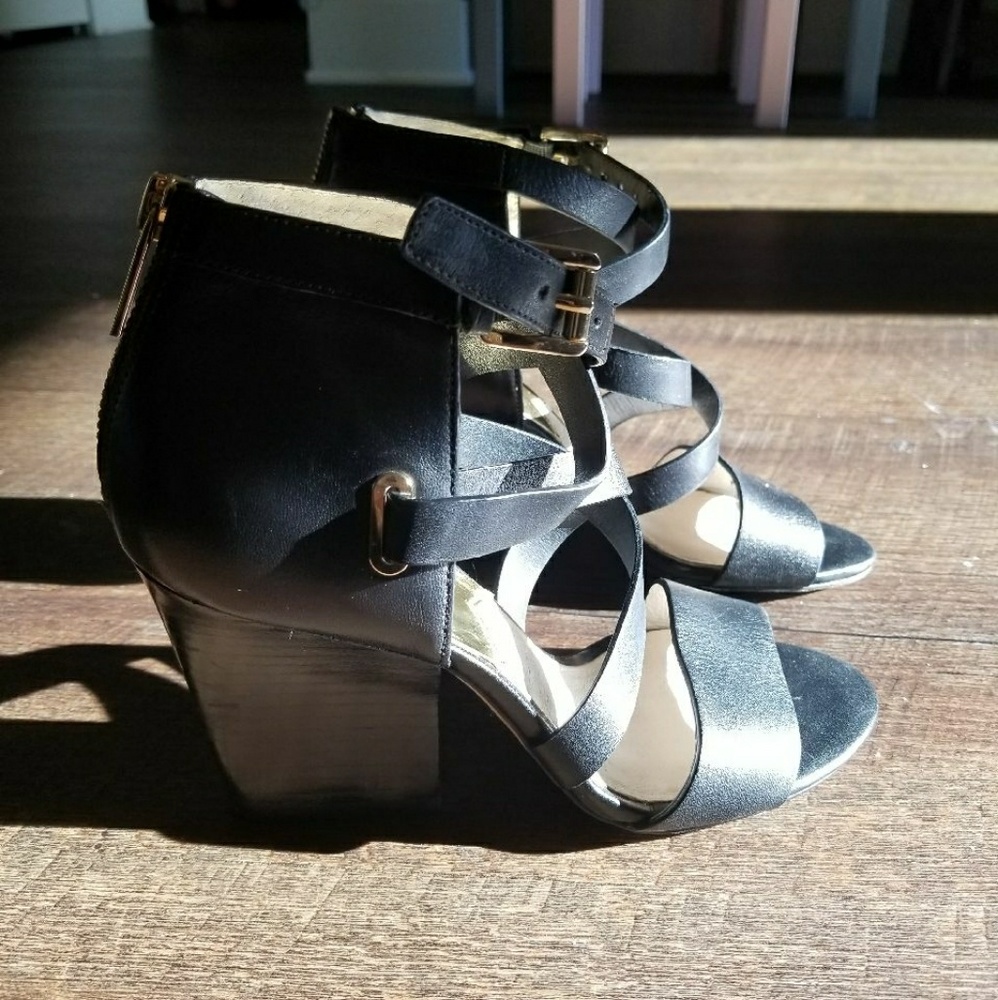 Micheal Kors black block heels