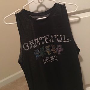 Grateful Dead muscle band tee
