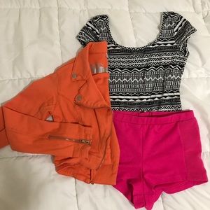 Festival bundle! Bodysuit, high-waisted shorts